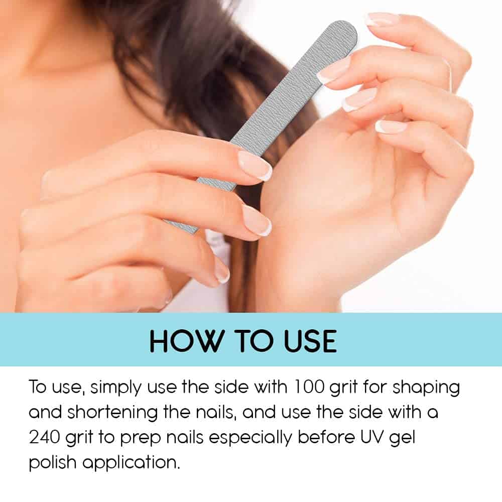 Limas de uñas desechables Flowery para profesionales, - Imagen 7