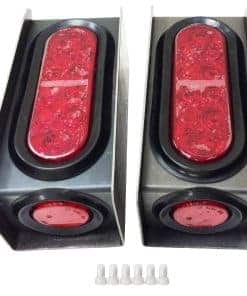 Cajas de luces para remolque de acero LIBRA 2 con luces de