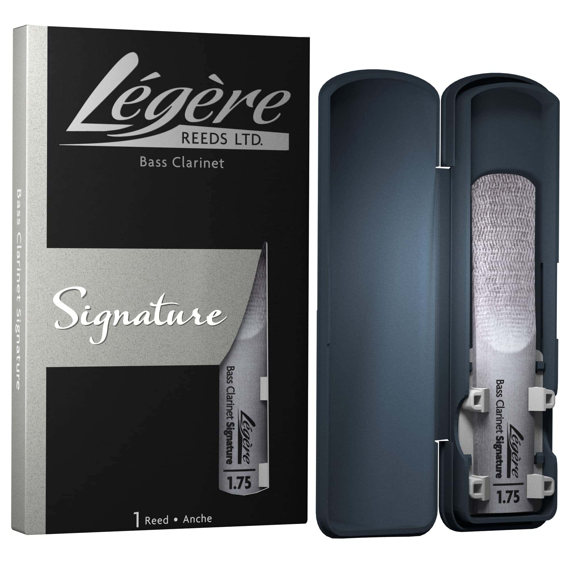 Légère Reeds - Caña de Clarinete Bajo, -Transparente