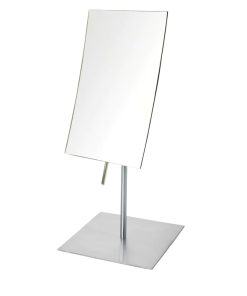 Espejo de Maquillaje de Mesa Rectangular -Níquel