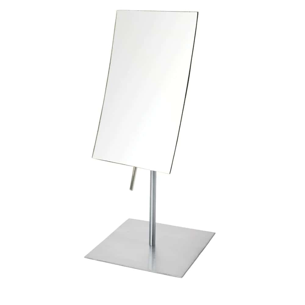 Espejo de Maquillaje de Mesa Rectangular -Níquel