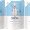 Recarga de jabón de manos en gel Method, Agua Dulce, 34 fl