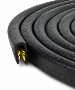 M M Seals - Borde Negro Ajusta a 1/5 Pulgadas (4.9mm), Pata