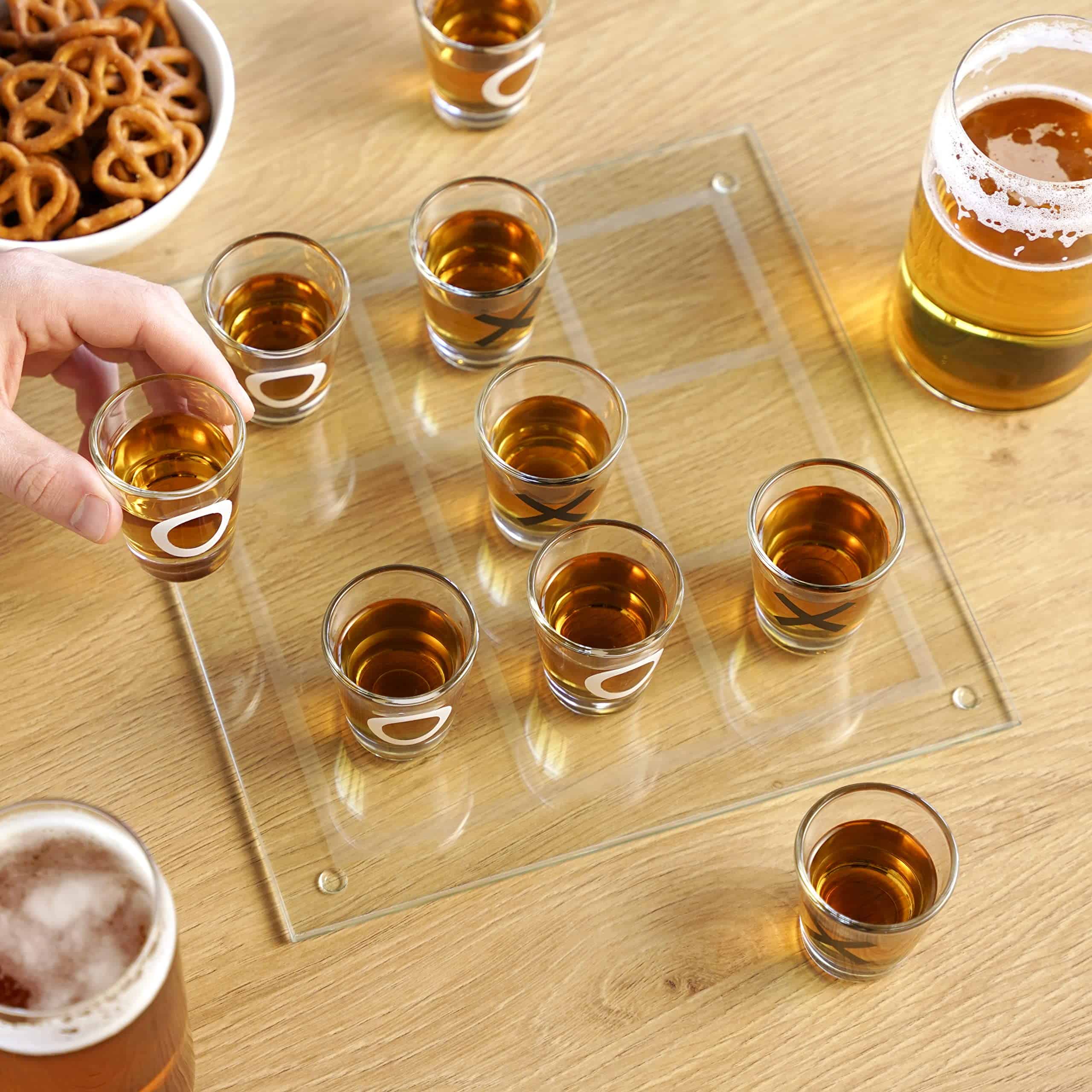 Juegos de tablero True Tic Tac Shot para adultos incluye - Imagen 5