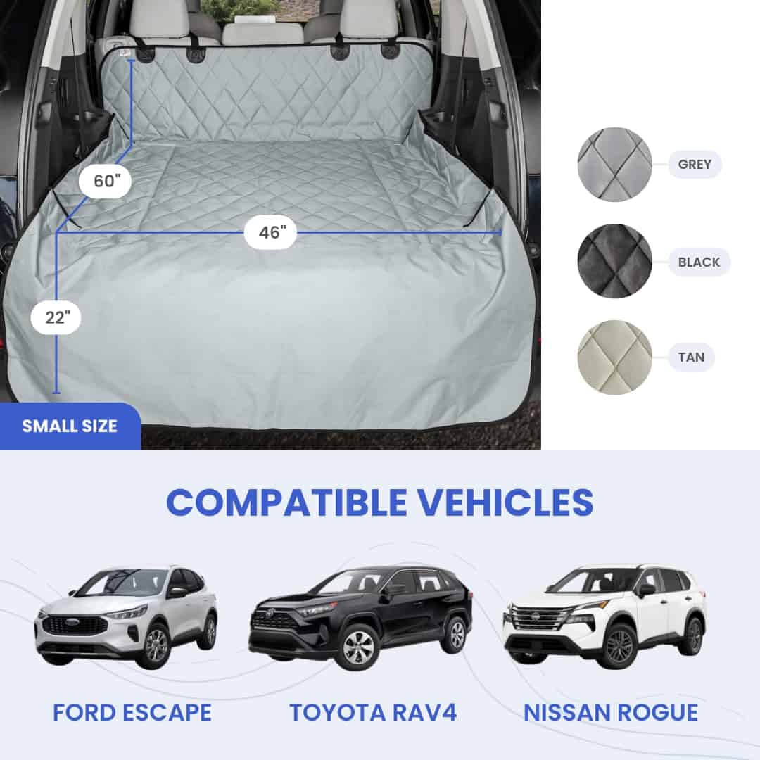 Forro para maletero de SUV para perros 4Knines - Negro - Imagen 3