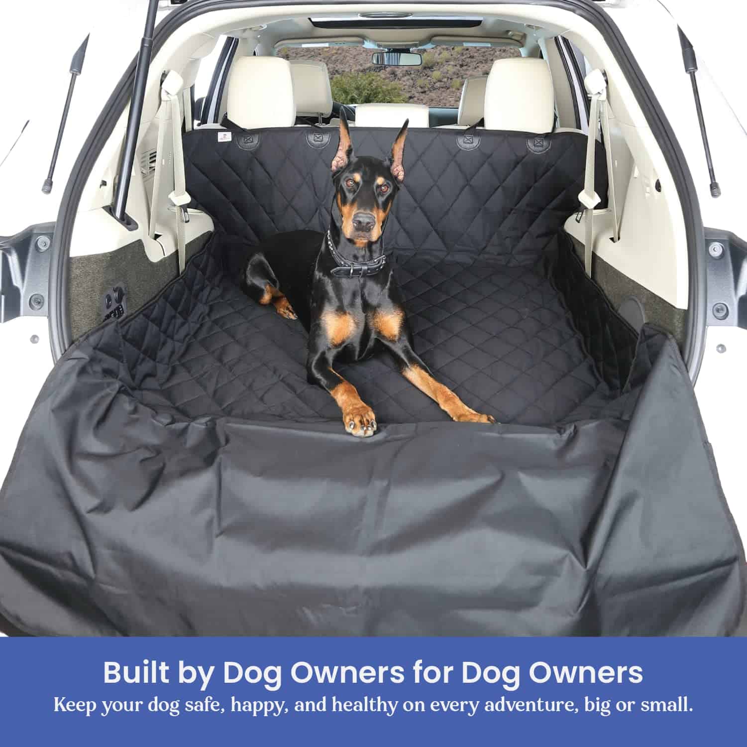 Forro para maletero de SUV para perros 4Knines - Negro - Imagen 5