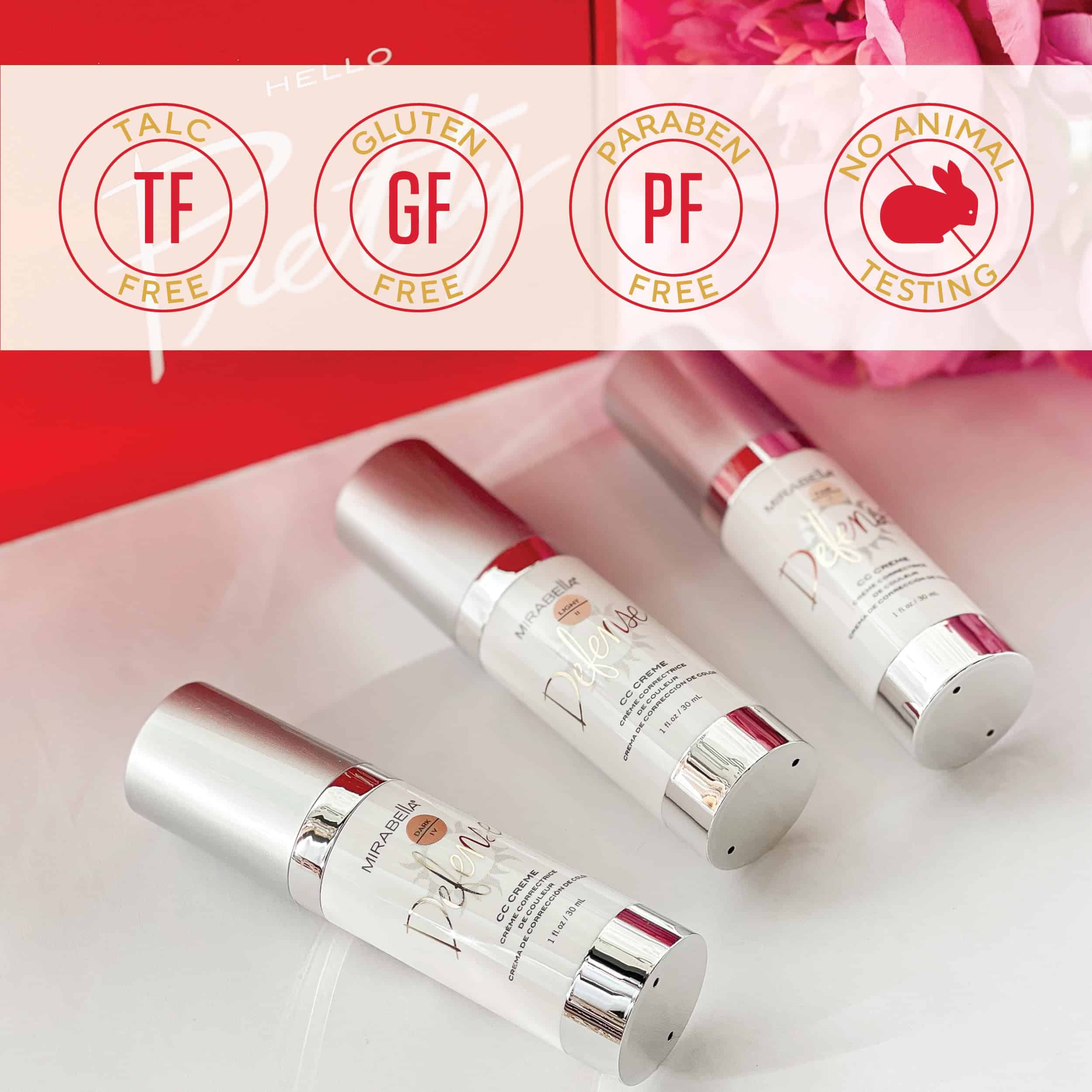 Mirabella Defense CC Creme Full Coverage Foundation with - Imagen 7