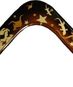 Bumerán de madera Azul Ángel Aborigen - ¡para niños de 8 a