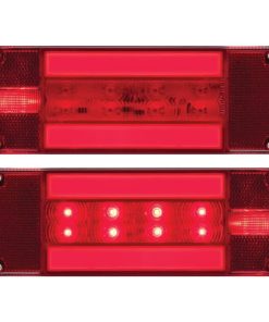 Kit de Luz Trasera Combinada Rectangular Roja Optronics