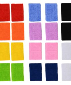 ColorYourLife 10 Pares (20 Piezas) Coloridas Muñequeras