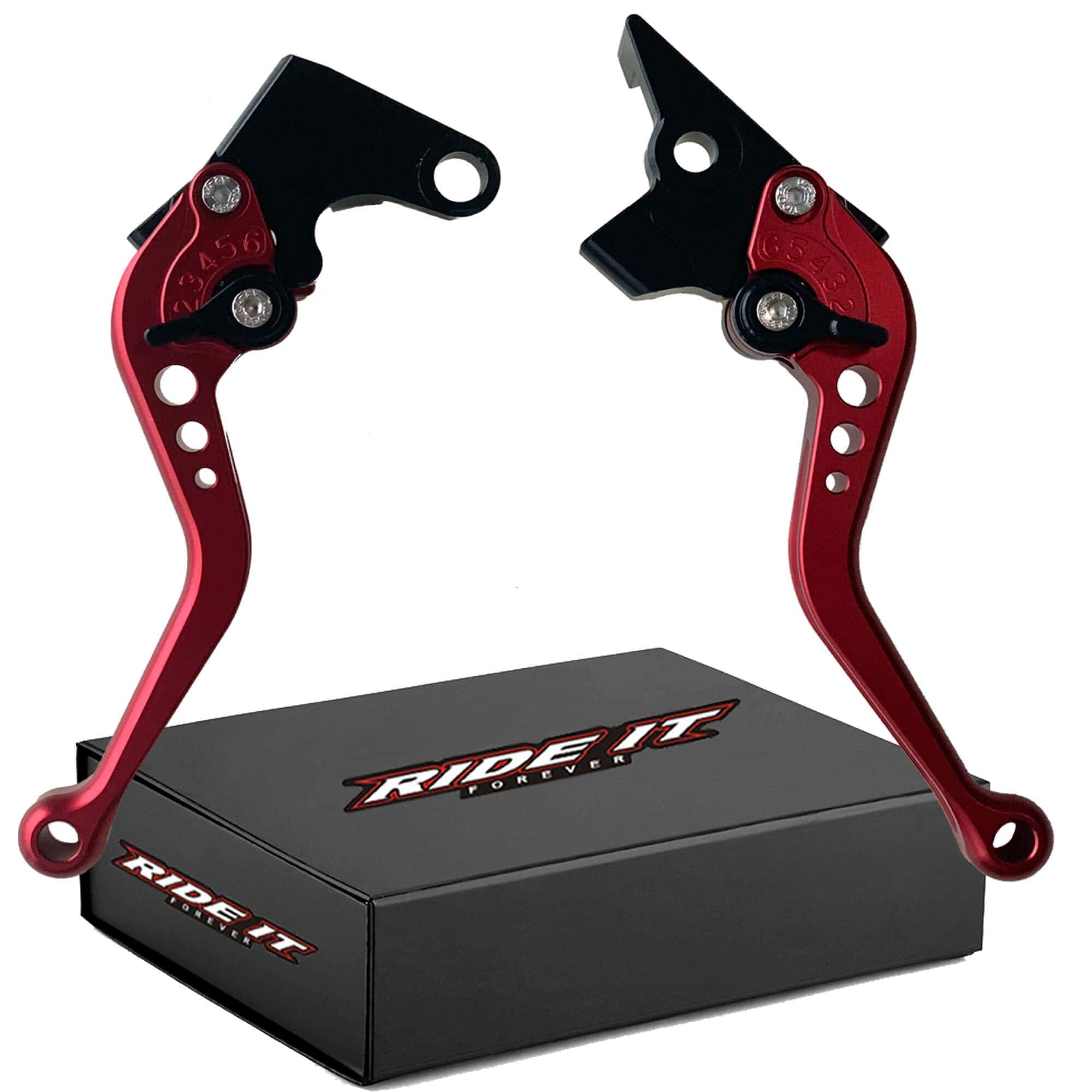 Manetas de Freno y Embrague Cortas -Rojo