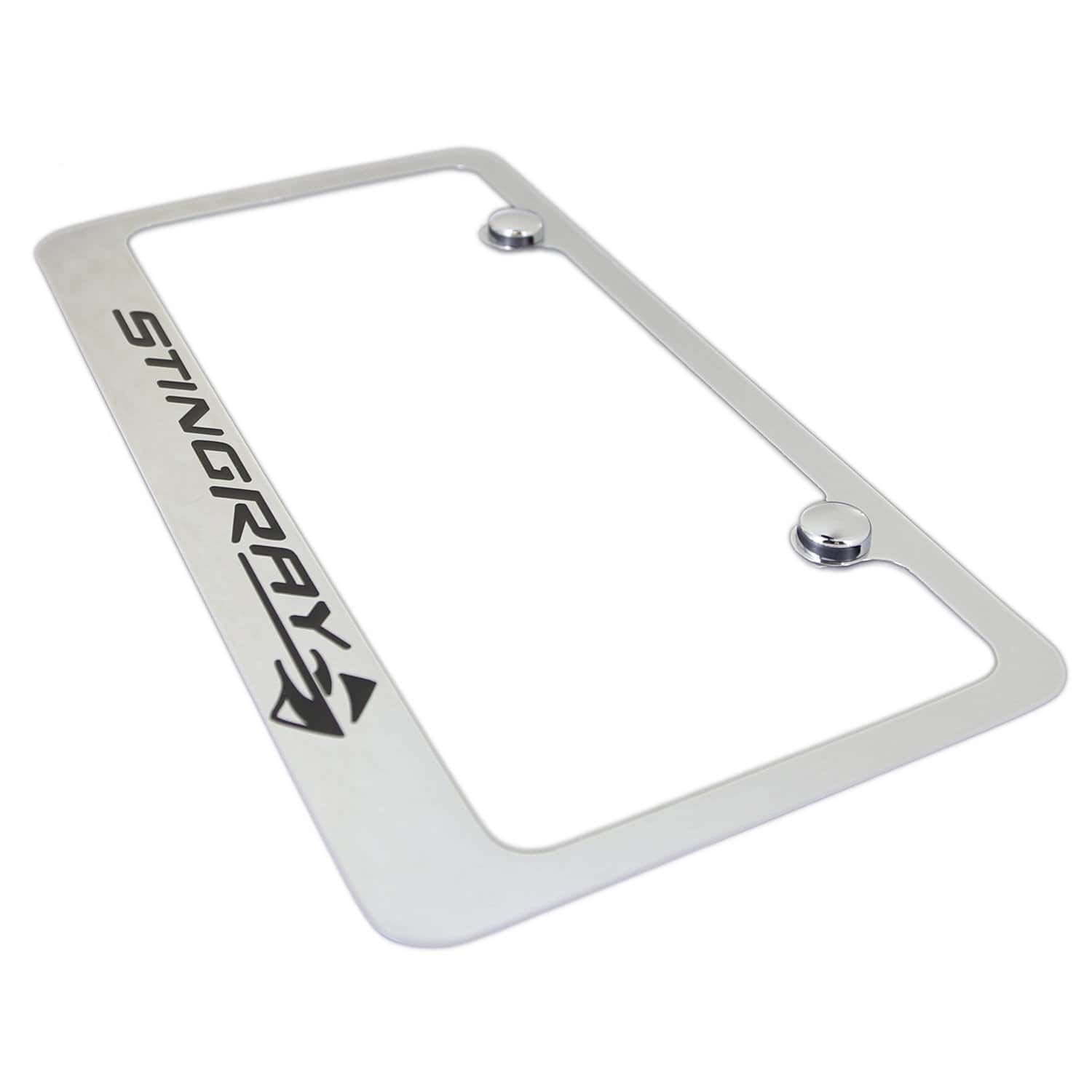 Marco de placa de matrícula cromado C7 Corvette Stingray - Imagen 4