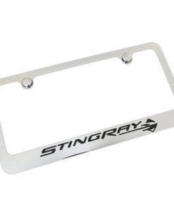 Marco de placa de matrícula cromado C7 Corvette Stingray