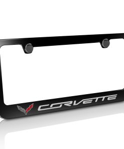 Marco de Placa de Matrícula de Metal Negro para Chevrolet