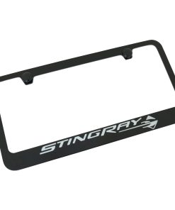 Marco de placa de matrícula de metal negro Chevrolet