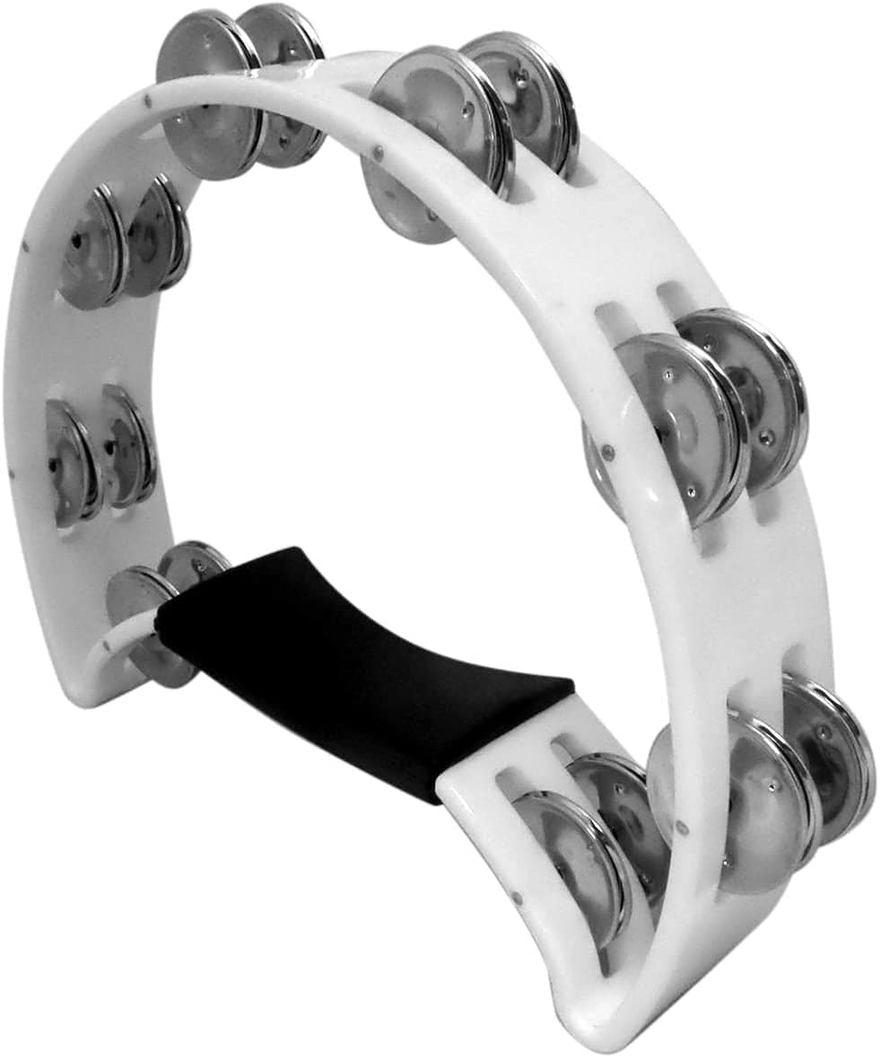 Pandereta de Ritmo de Calidad Profesional Blanco