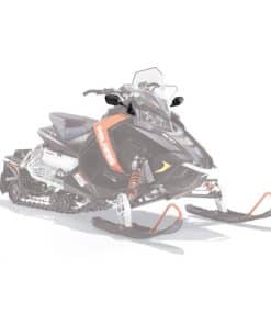 Espejos para motonieve Polaris AXYS - Negro
