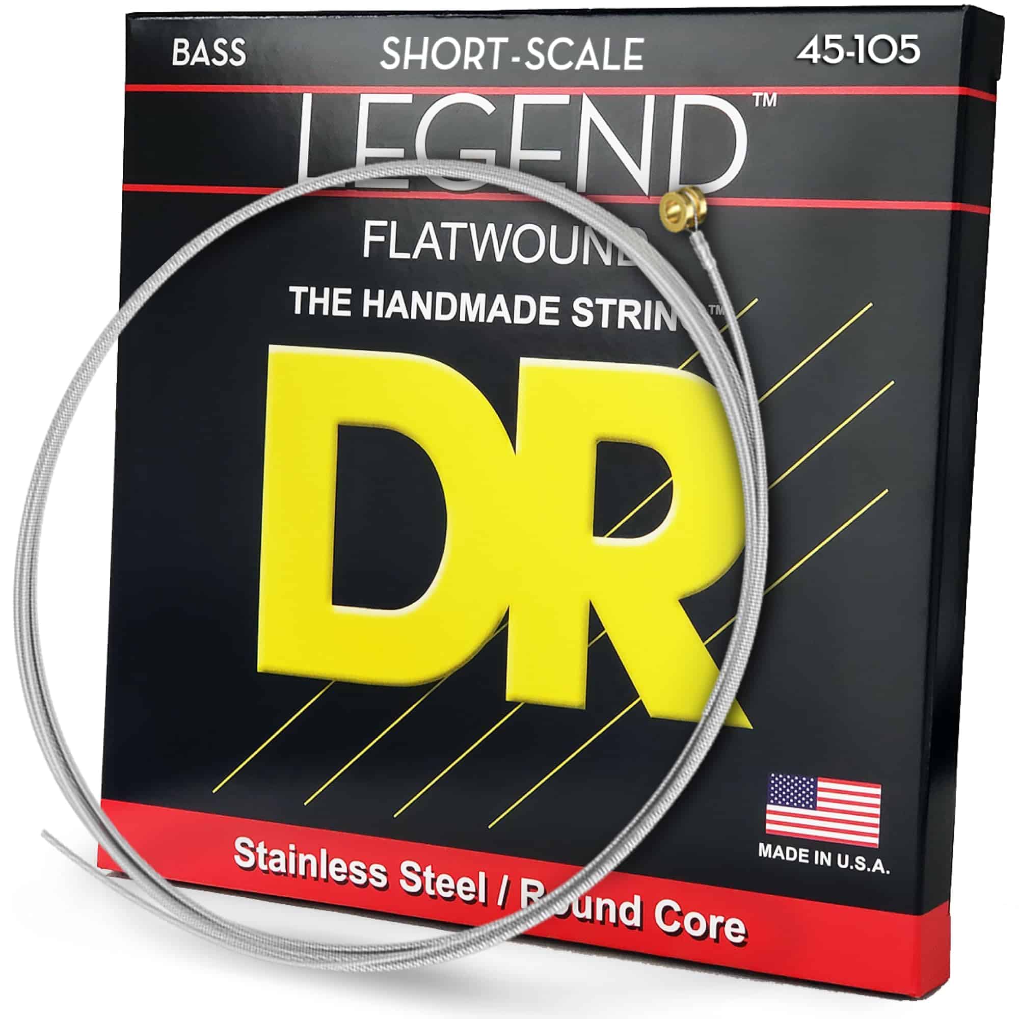 Cuerdas para bajo de acero inoxidable pulido con envoltura