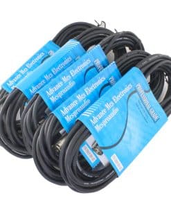 Cable XLR MCSPROAUDIO 25FT Bajo Z Macho a Hembra 3 Pines