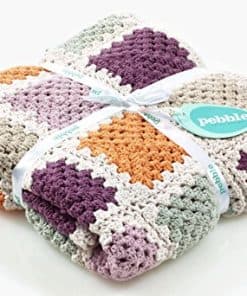 Manta hecha a mano de Pebble - Manta de bebé de grannys en