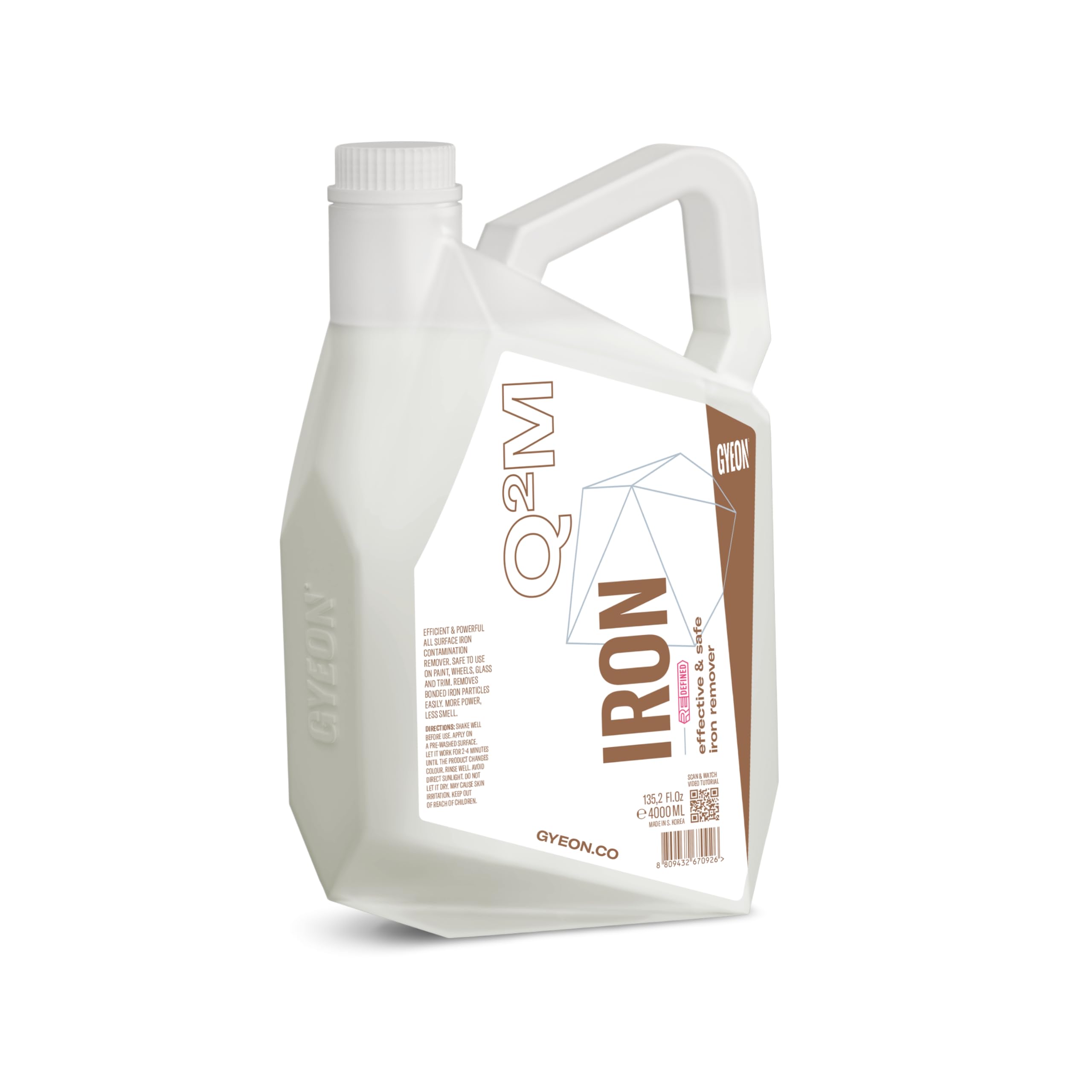 GYEON Iron Redefined 4 L - Removedor de Hierro y Spray