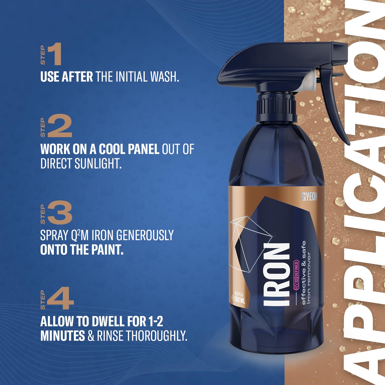 GYEON Iron 1000 ml - Removedor de Hierro y Spray para - Imagen 7