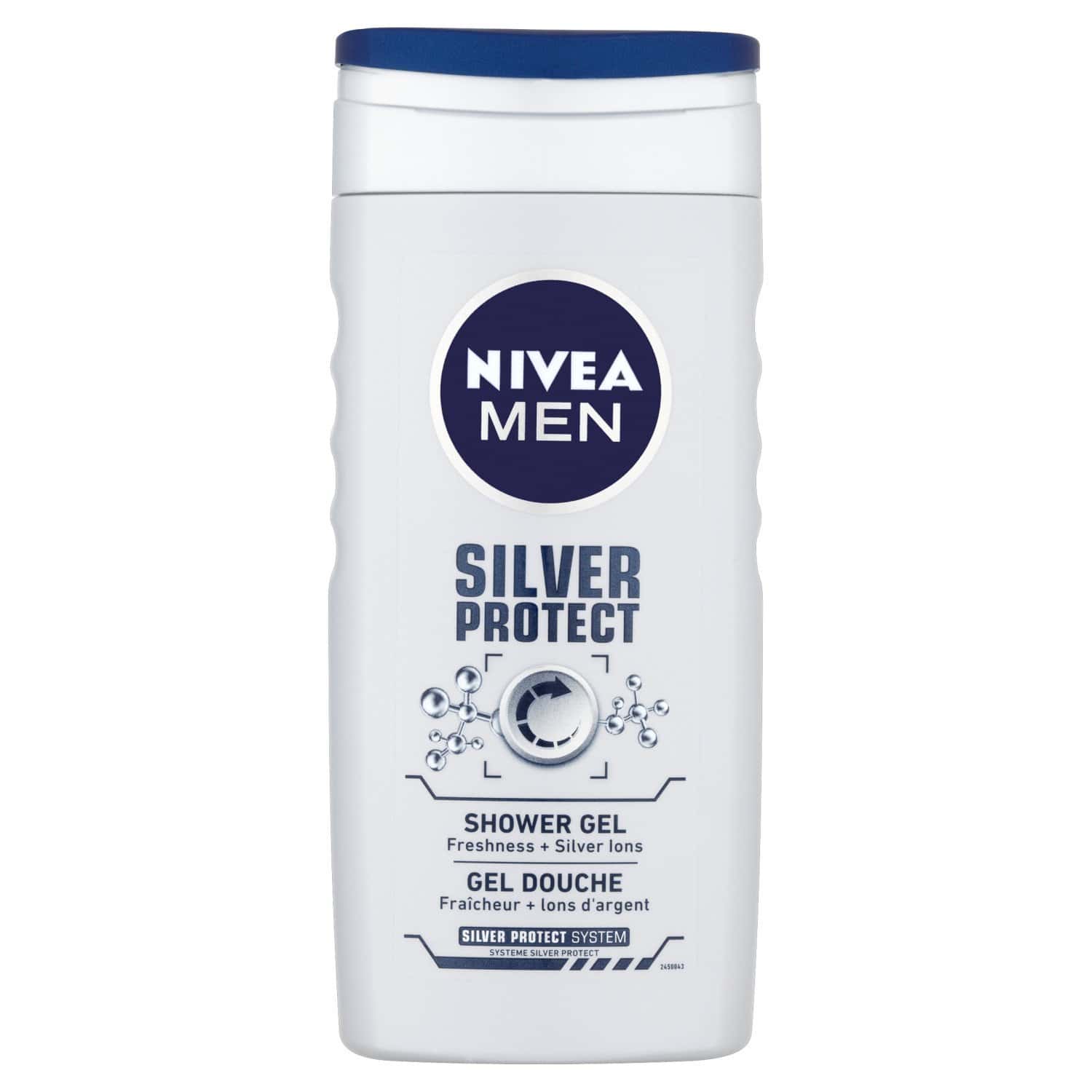 Gel de ducha NIVEA MEN Silver Protect 250ml - Pack de 6