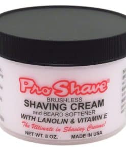 Crema de afeitar sin brocha Pro y suavizante para barba 8