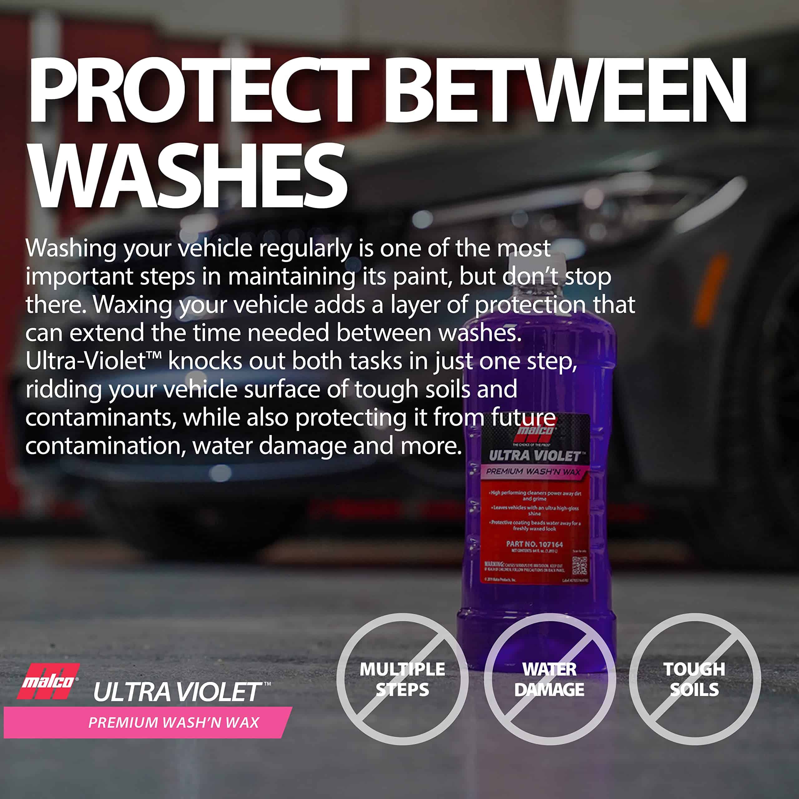 Malco Ultra Violet Premium Wash'n Wax - Mejor Lavado y Cera - Imagen 8