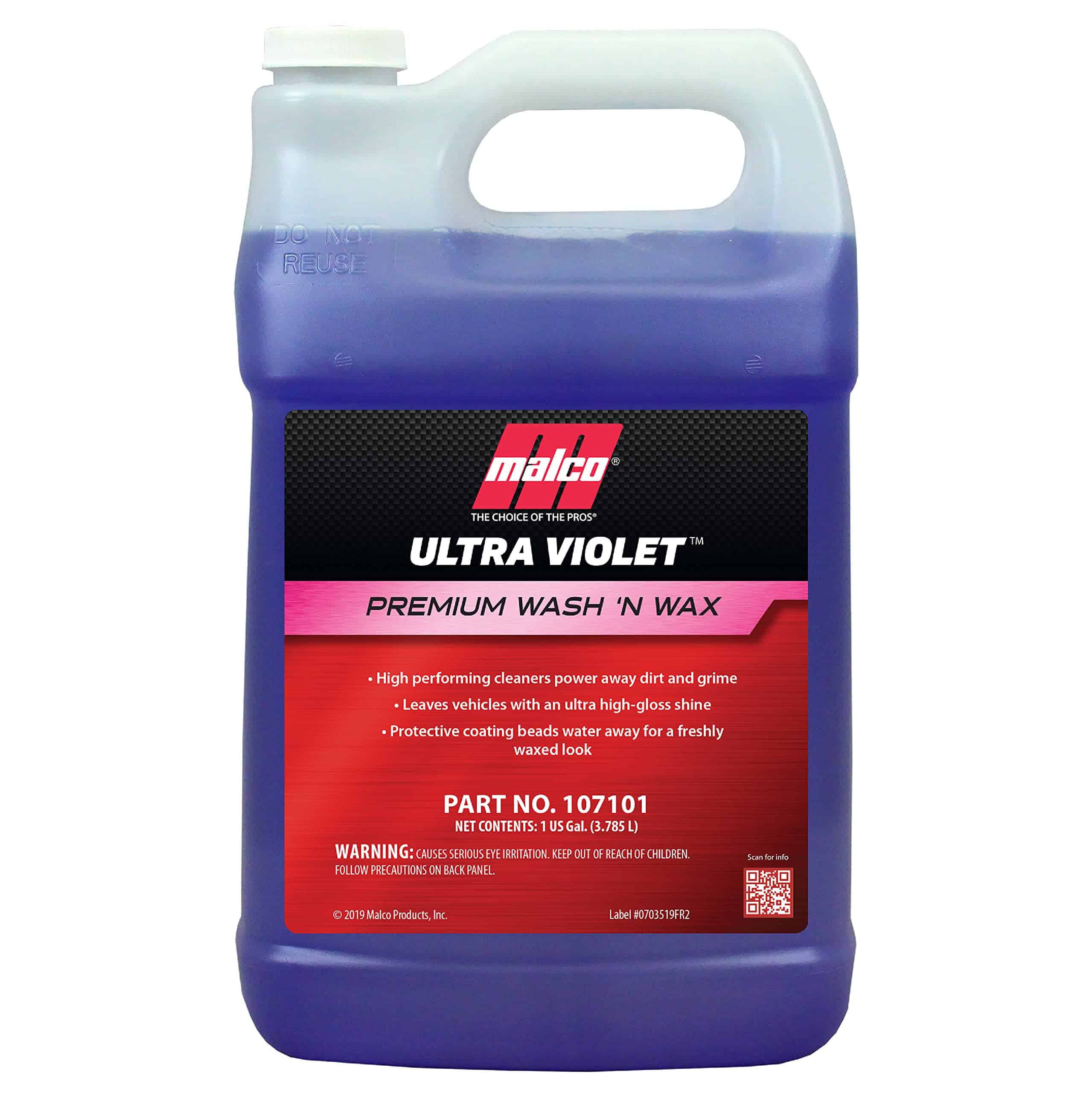 Malco Ultra Violet Premium Wash'n Wax - Mejor Lavado y Cera