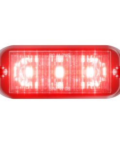 Abrams SAE Clase-1 Serie Edge 3 [Rojo] 9W - 3 LED Luz de