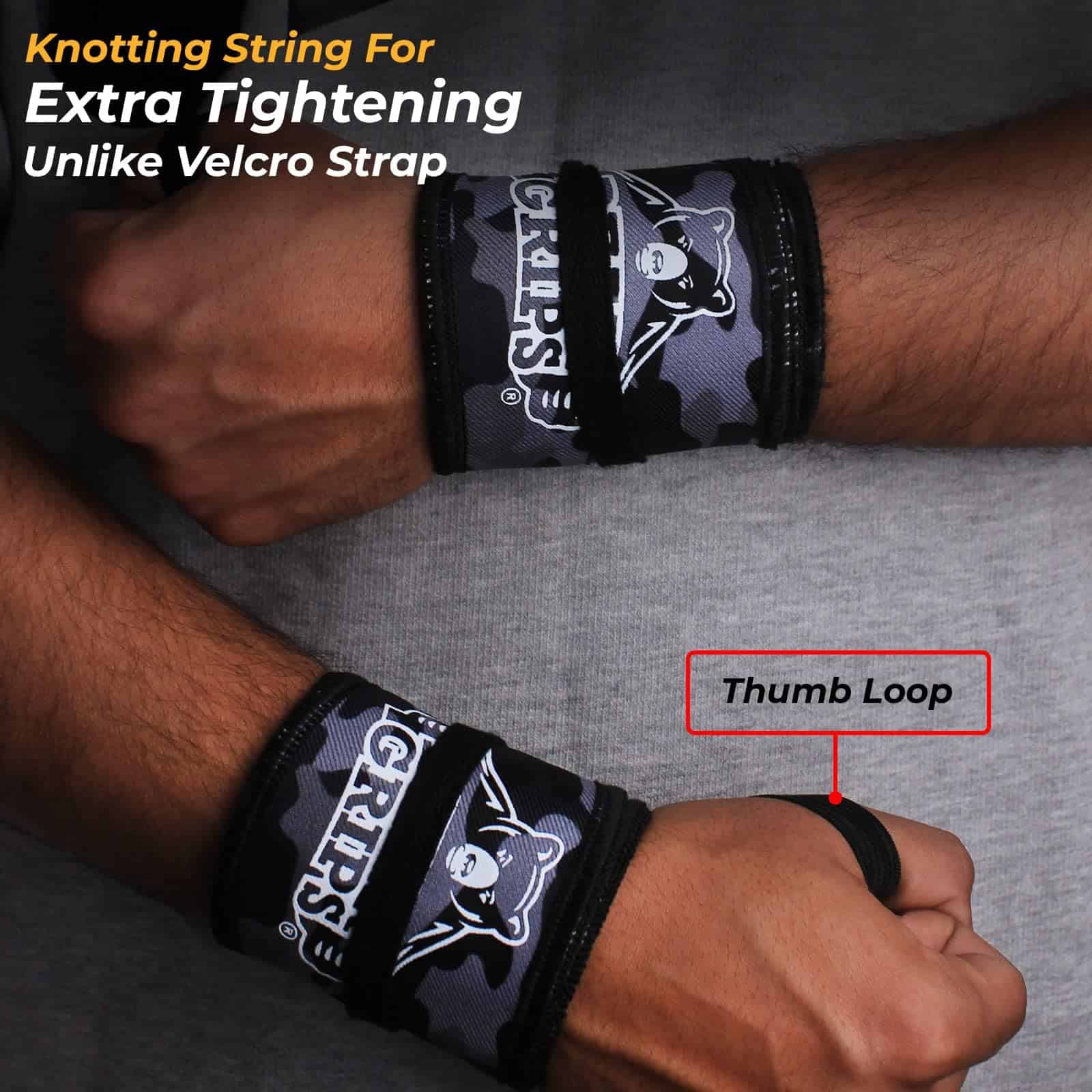 Bear Grips Strength Wraps, Soporte de muñeca ajustable para - Imagen 6