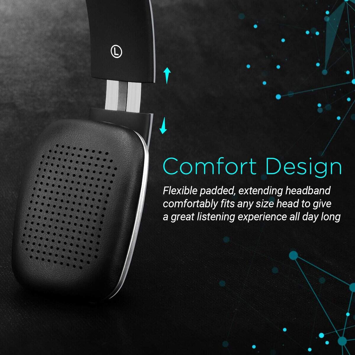 Audífonos Bluetooth August EP636 - Audífonos -o - Plata - Imagen 3