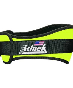 Cinturón de Levantamiento de Pesas Schiek -Neón Amarillo