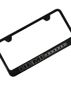 Marco de Placa de Matrícula de Acero Inoxidable Notched en