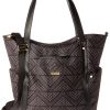 Bolso Cambiador de Tela JJ Cole Bucket Tote, Azteca Negro