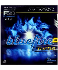 Goma de Tenis de Mesa Donic Bluefire M1 Turbo (Negro, Max)