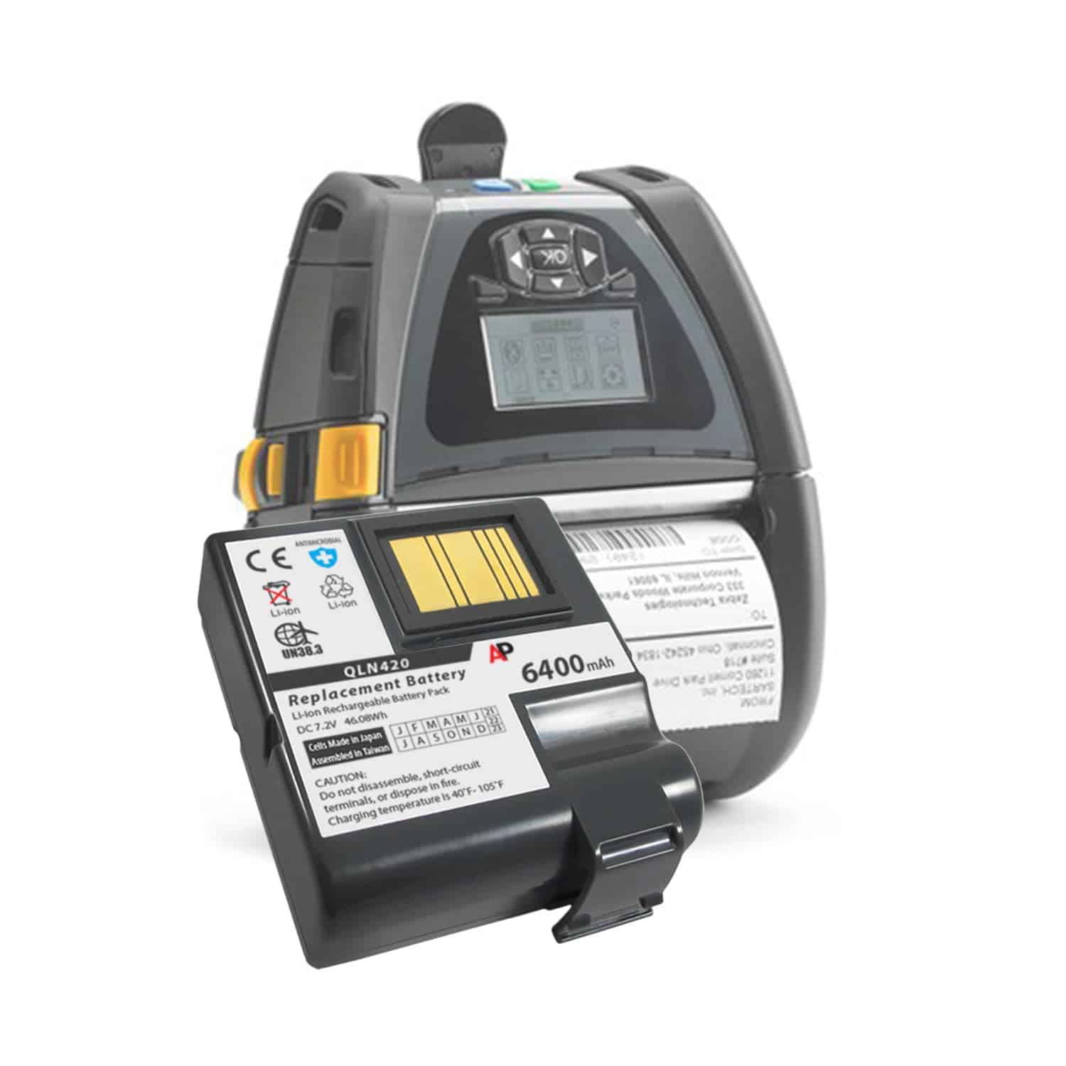 Batería de Repuesto para Impresoras Zebra QLn420, ZQ630 | - Imagen 3