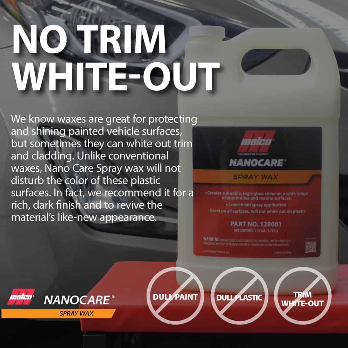 Malco Nano Care Spray Wax - Cera para automóviles interior - Imagen 8
