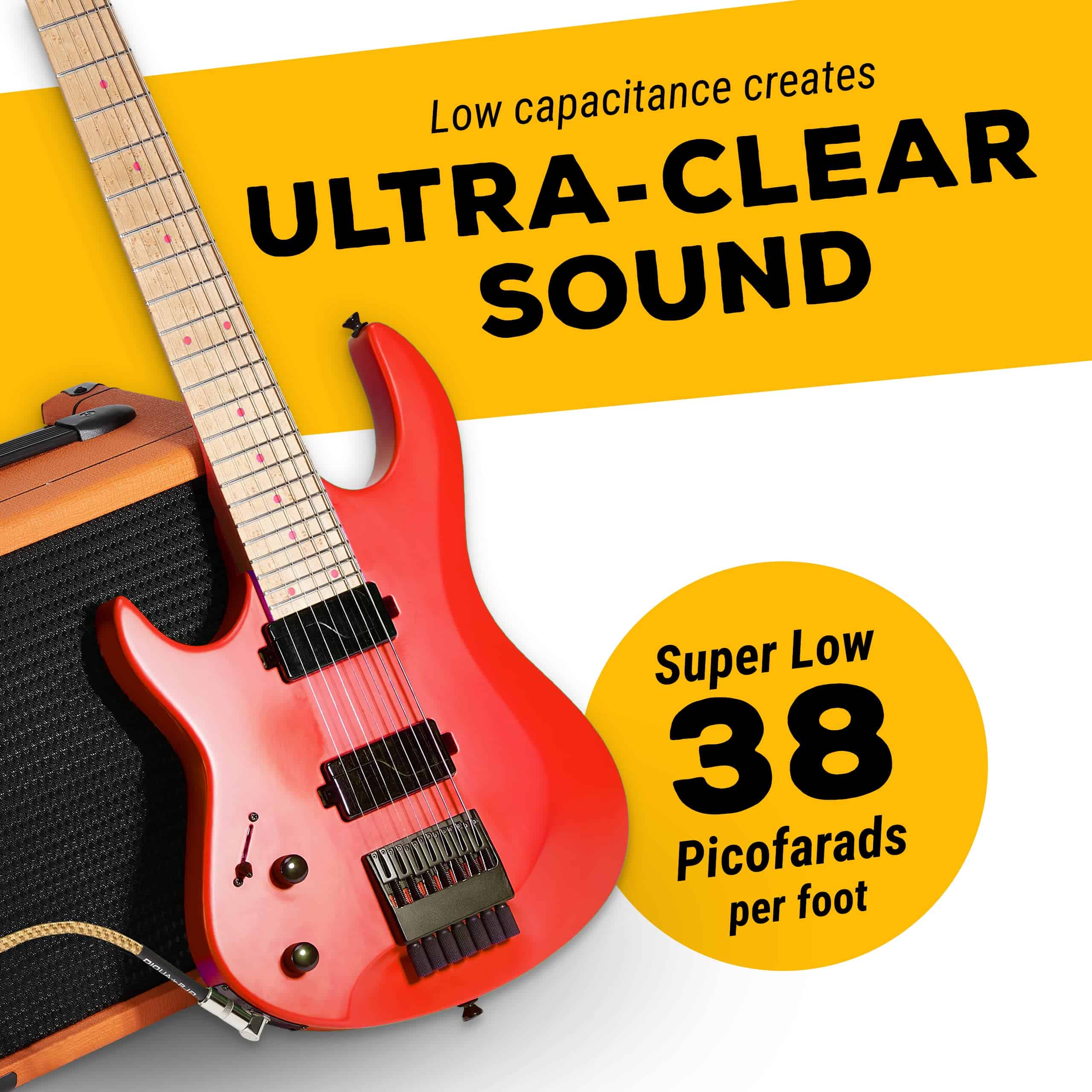 Cable de Instrumento GLS Audio - Cable para Amplificador de - Imagen 6