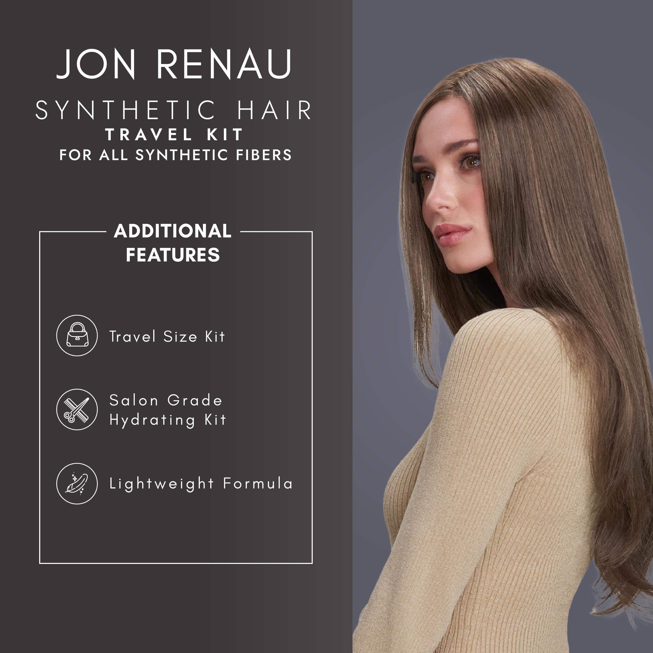Kit de viaje de cabello sintético Jon Renau - Imagen 5