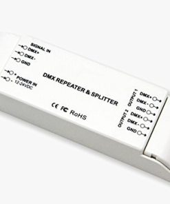 Amplificador de Señal Controlador DMX512 de 1 Canal a 2
