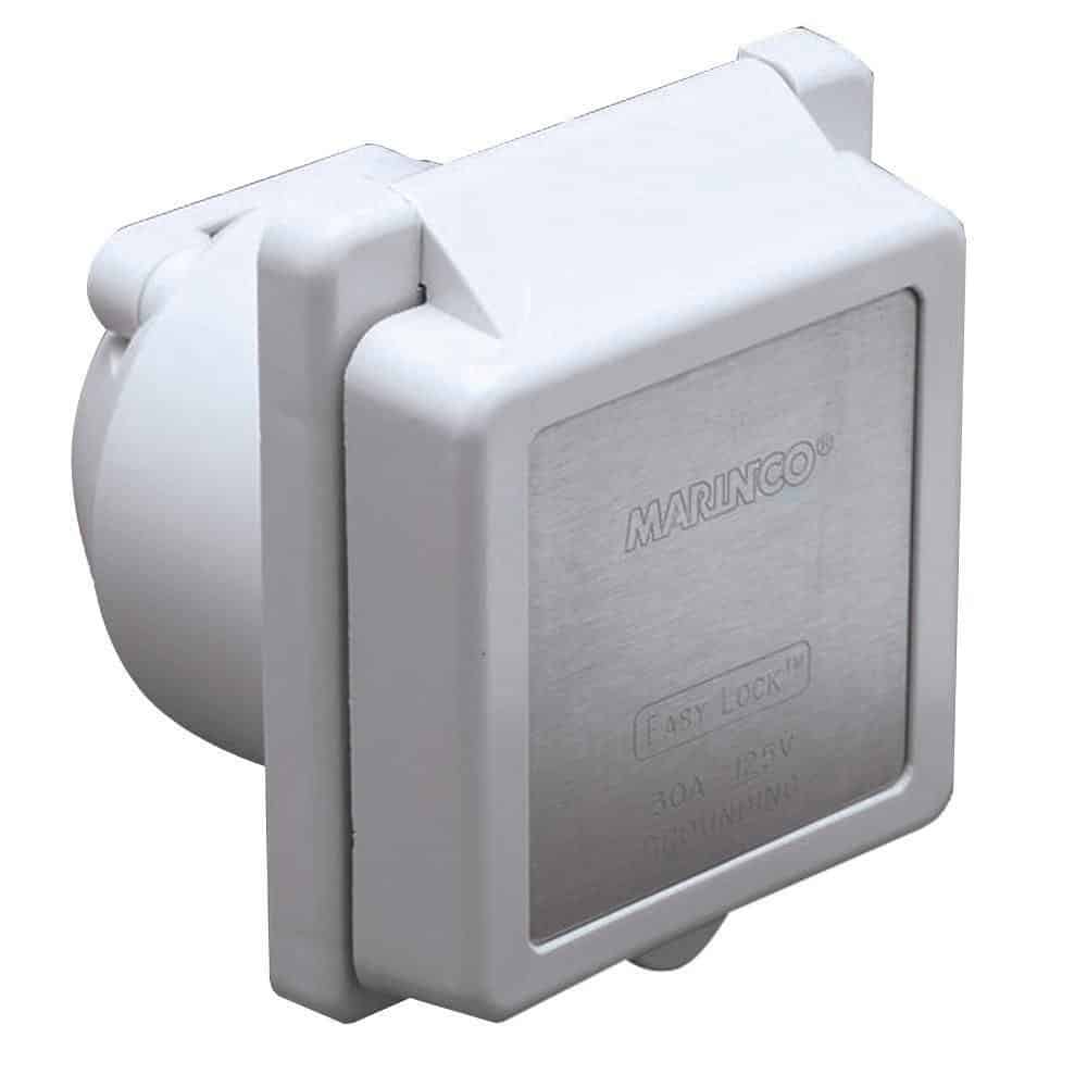 Marinco Blanca 301EL-B 30A 125V Inlet de Energía - Sistema