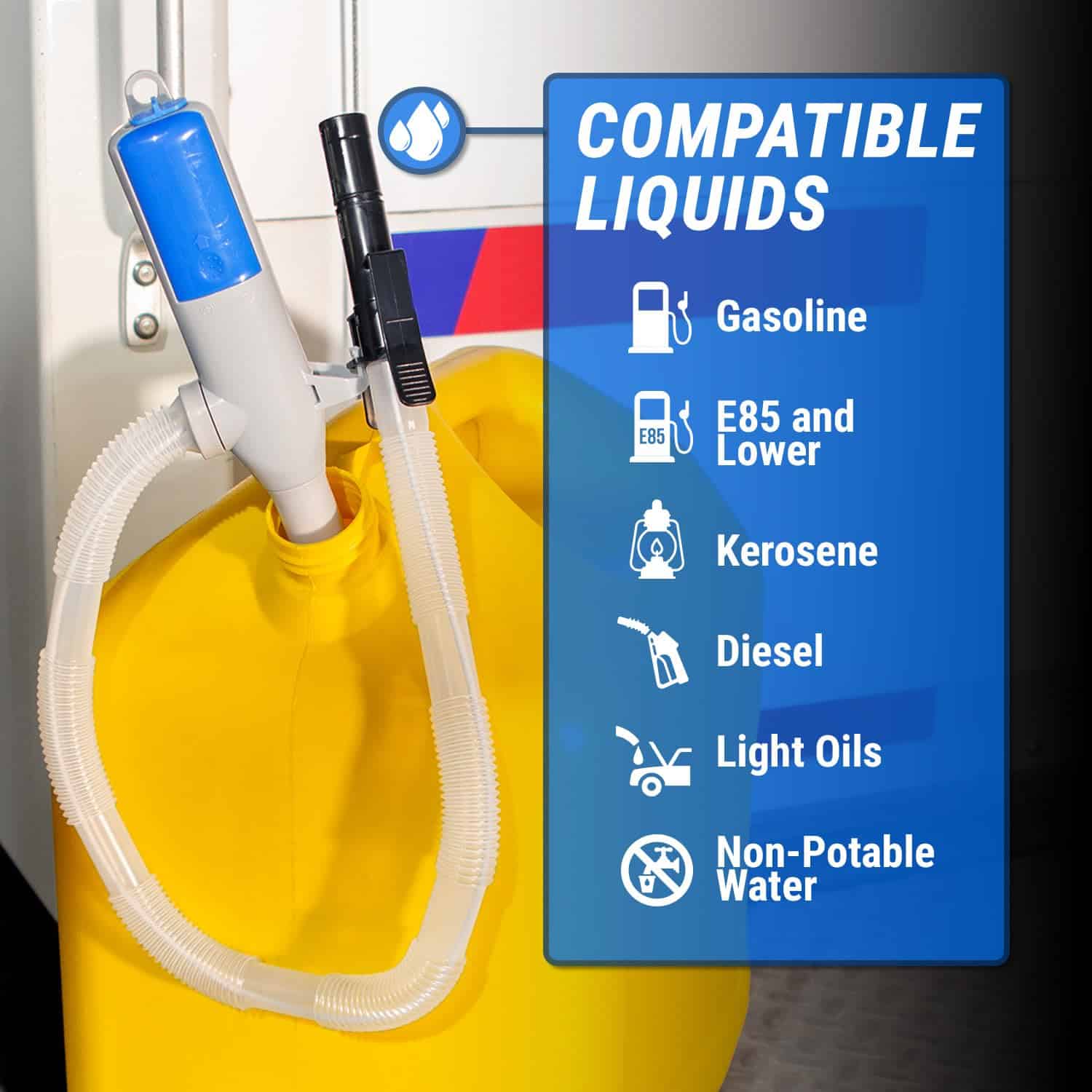 Bomba de transferencia de agua, diesel, gasolina TERA PUMP - Imagen 8