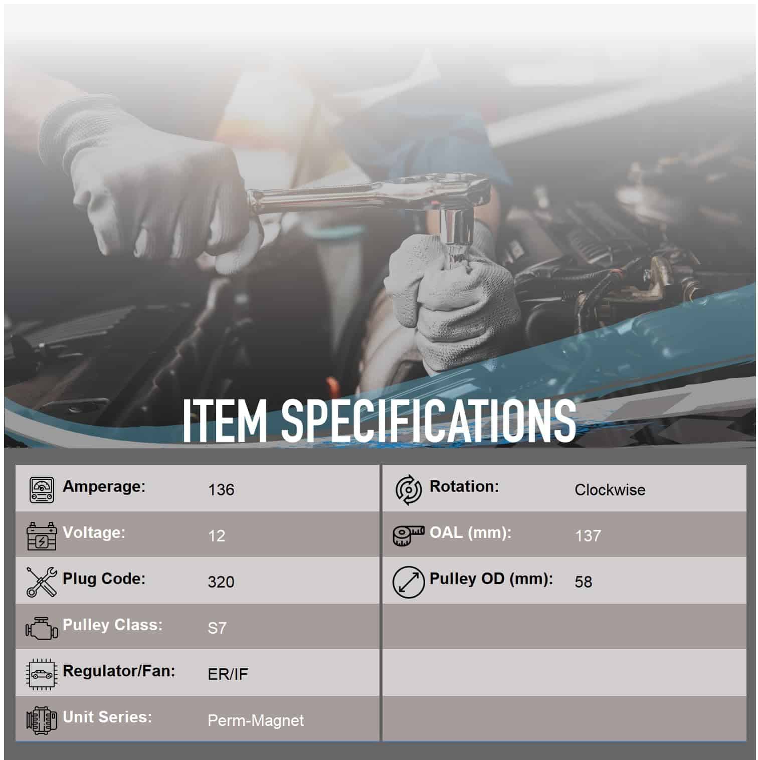 Nuevo Alternador Compatible Con Dodge Durango Dakota RAM, - Imagen 4