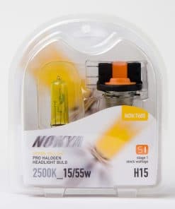 Bombillas para faros H15 Nokya Hyper Amarillas 2500K 12V