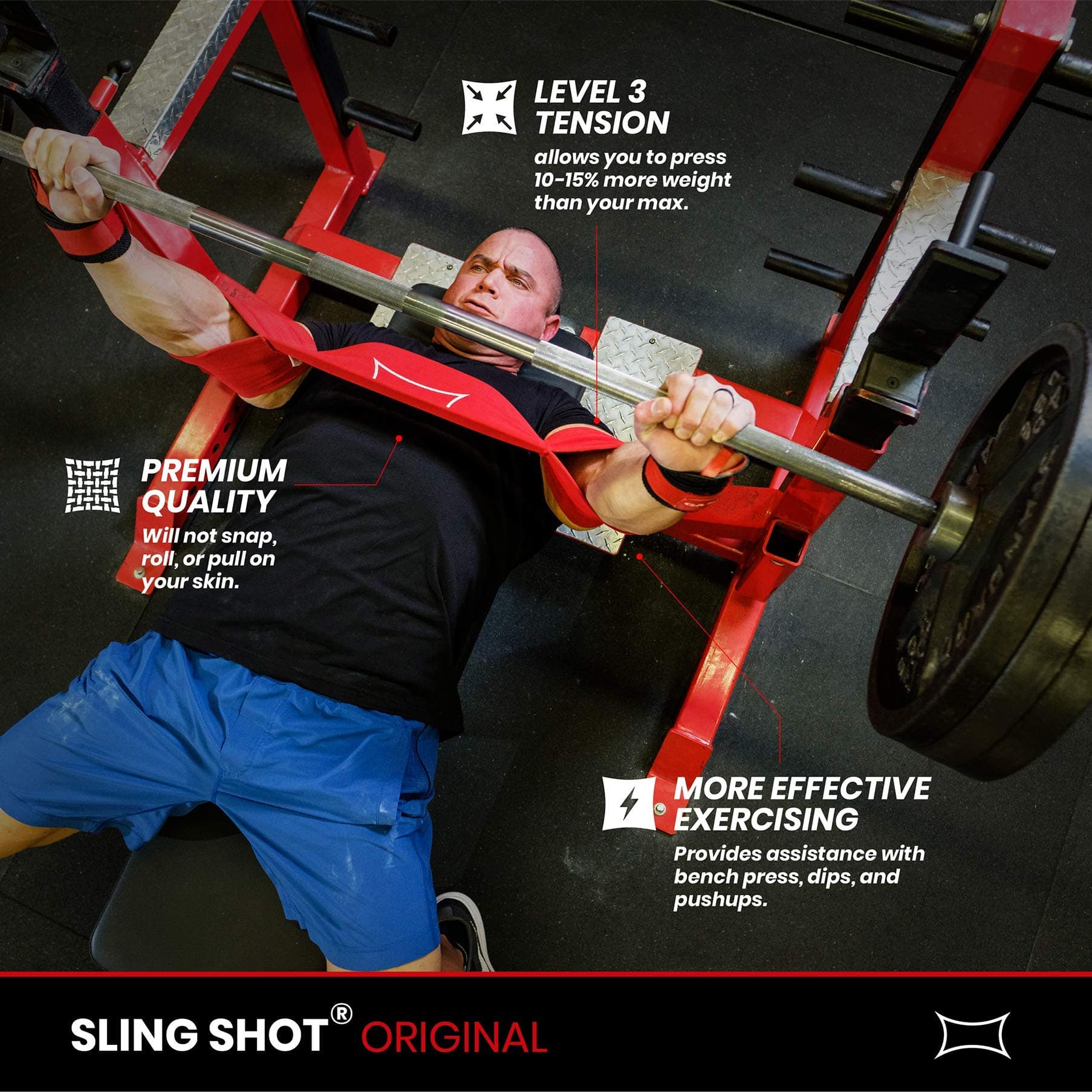 Banda de resistencia Sling Shot Original de Mark Bell para - Imagen 3