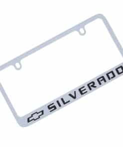 Marco de Placa de Licencia de Metal Cromado para Chevrolet
