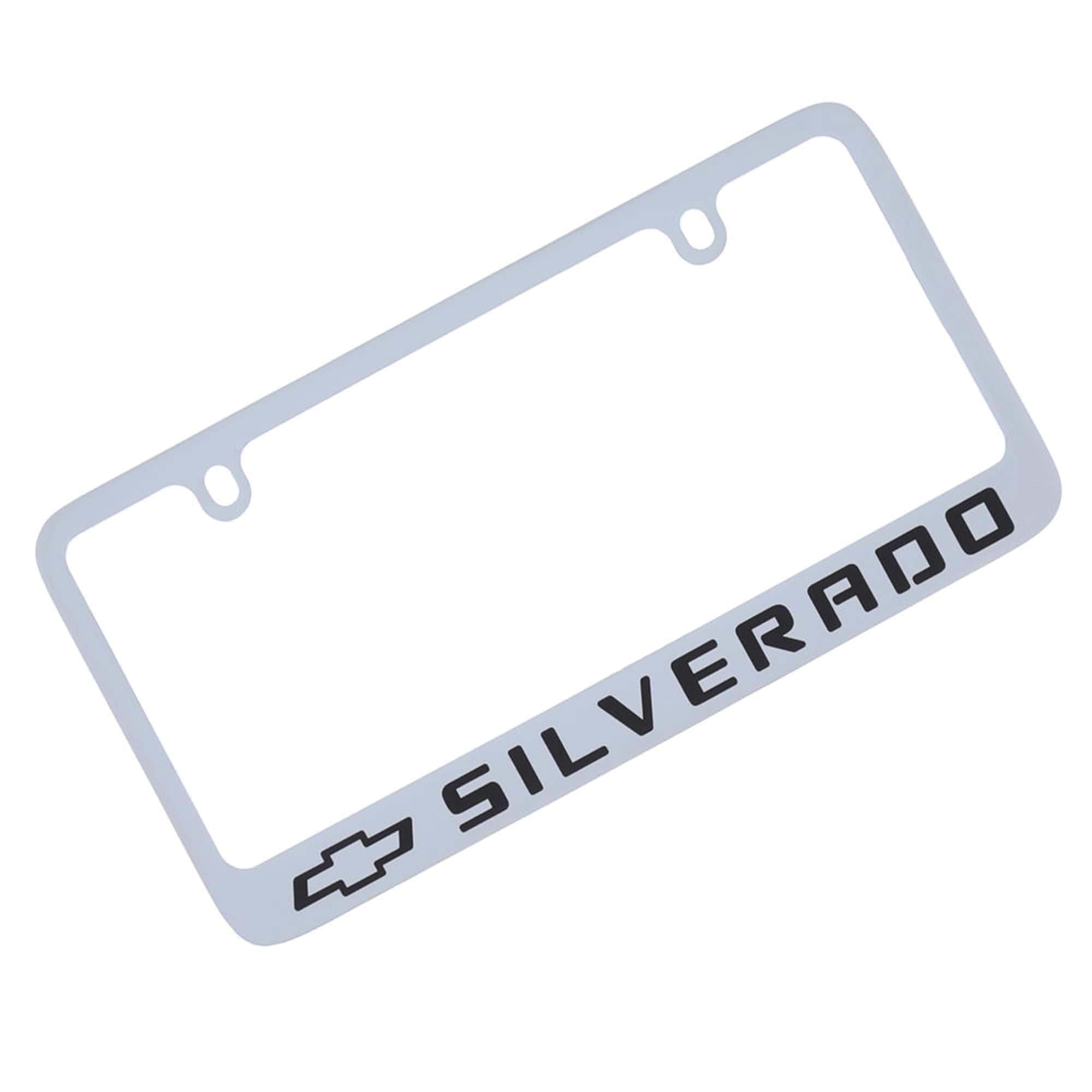 Marco de Placa de Licencia de Metal Cromado para Chevrolet