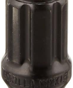 Kit de 24 Tuercas de Seguridad Negras con Terminado Cromado